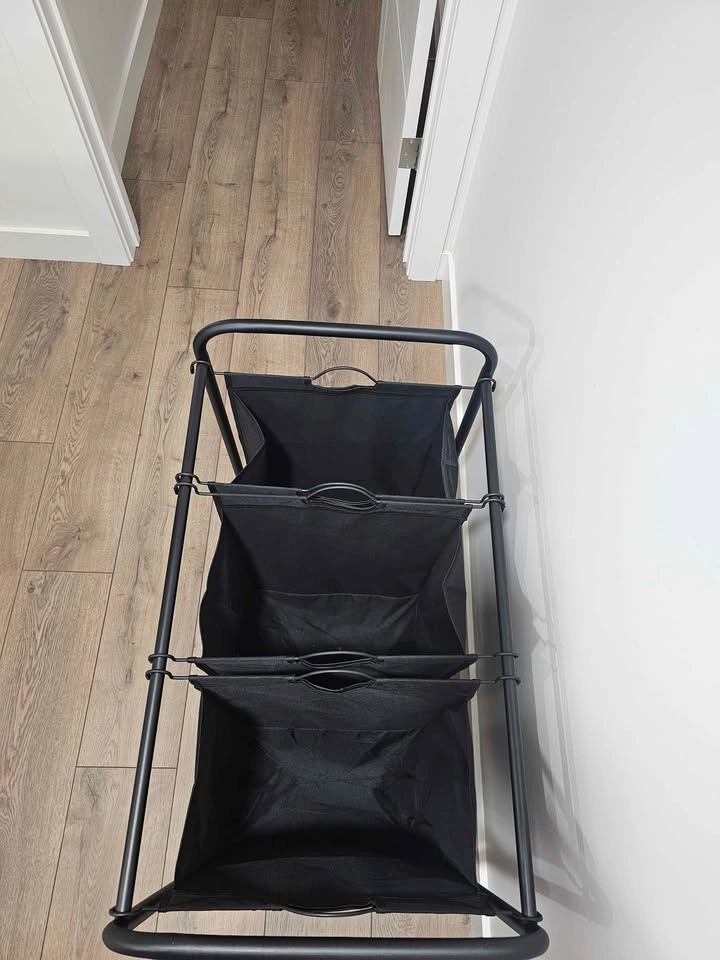 Rolling Laundry Hamper - 3 bags - photo 3