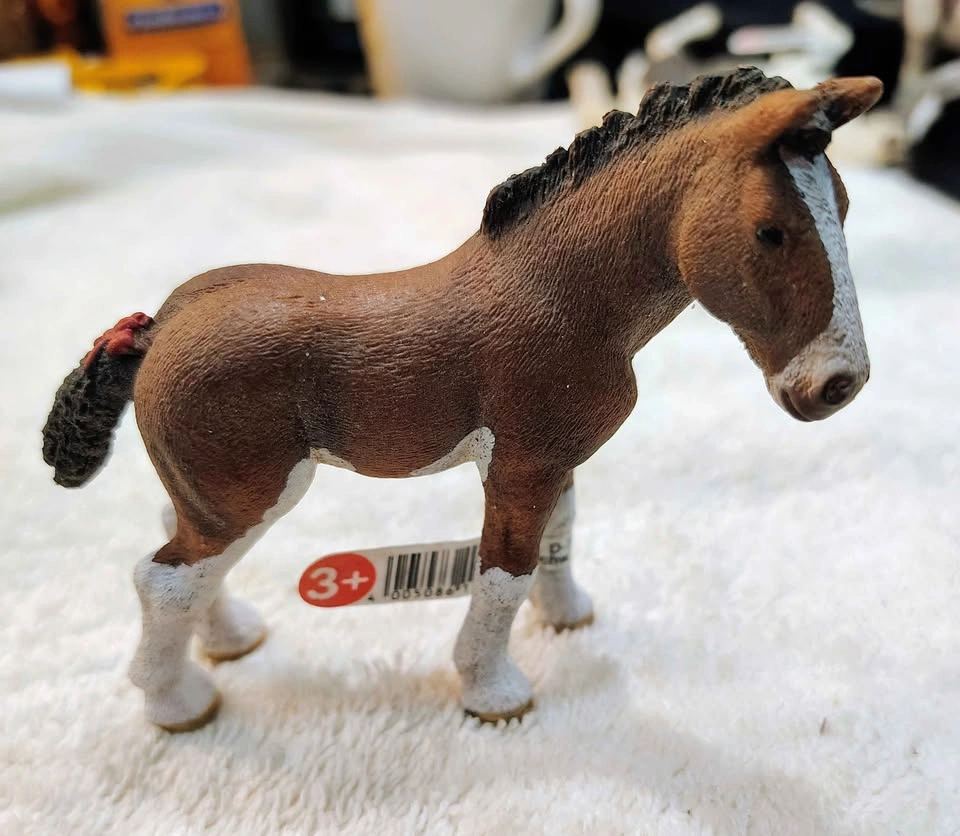 SET OF 6 "SCHLEICH" FARM HORSES ANIMALS - photo 5
