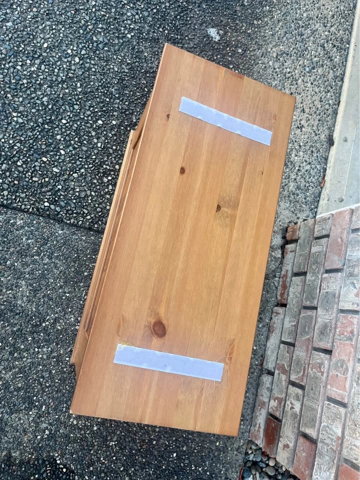 Ikea Alve Wooden Storage Bench with Cushion - photo 5