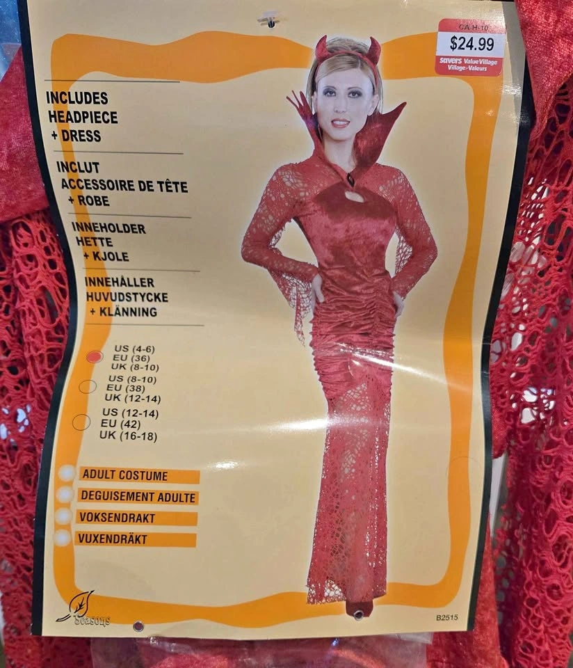 She-Devil Halloween costume