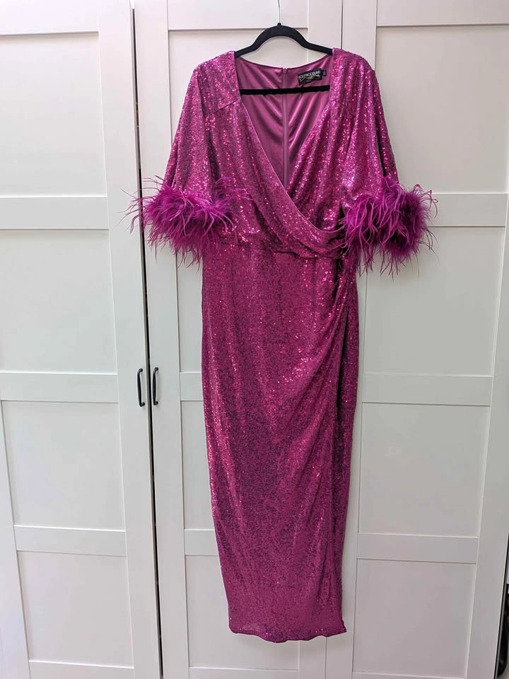 Elle Rebel Hollywoodland Million Dollar Baby Sequin Gown 3XL