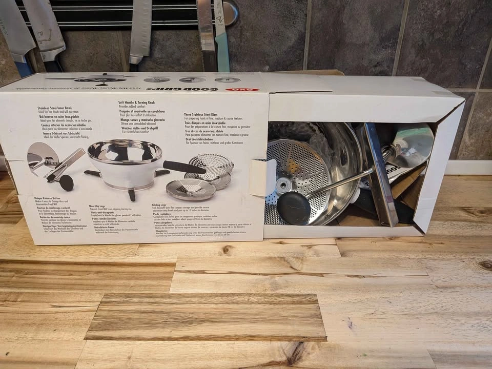 OXO Good Grips Stainless Steel Food Mill – Brand New in Box - photo 2