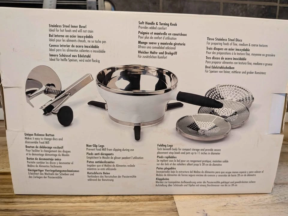 OXO Good Grips Stainless Steel Food Mill – Brand New in Box - photo 3
