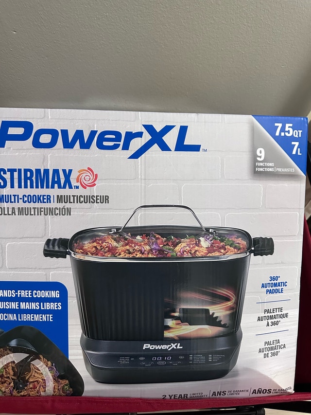 BNIB Powerxl Stirmax 7.5 qt multicooker