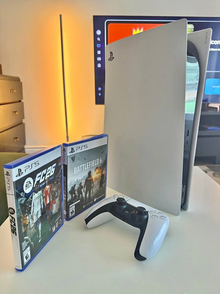 Sony PS5 Disc Edition + Controller + 2 Games [Like New]