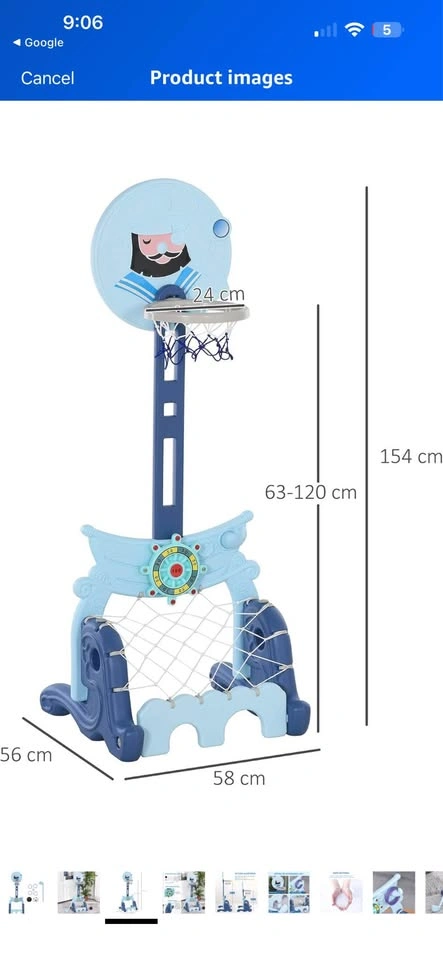 Toddler 5-in-1 Sports Activity Center - photo 2