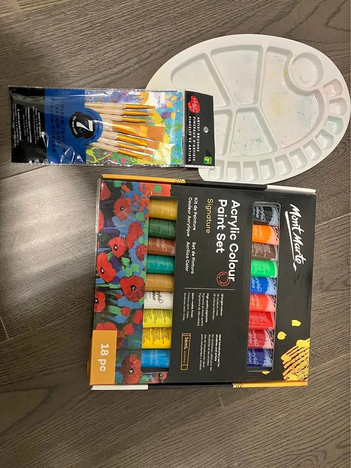 Acrylic Colour Paint Set-Mont Marte