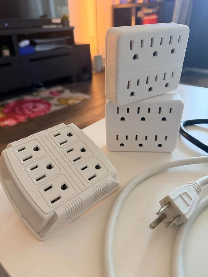 Power Bar, Extension Cord & 6-Outlet Adapter Bundle - photo 3