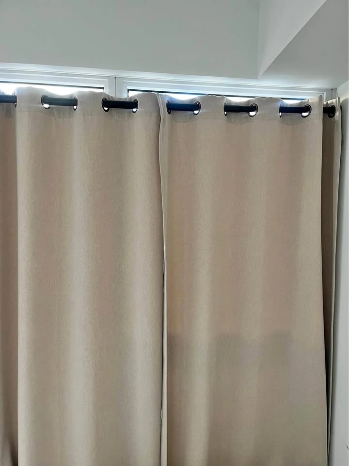 Curtain/ Shower Rod (no drilling) 102.4-122.1 Inch