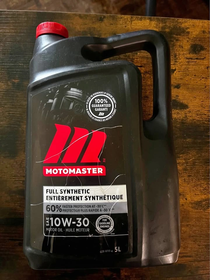 MotoMaster Full Synthetic 10W-30 Motor Oil, 5L