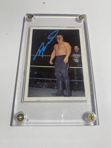 1988 NWA Wonderama Road Warrior Animal Signed Wrestling Card - photo 4