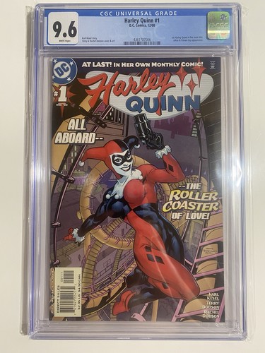 Harley Quinn #1 CGC 9.6 1st solo! White Pages