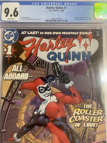 Harley Quinn #1 CGC 9.6 1st solo! White Pages - photo 2