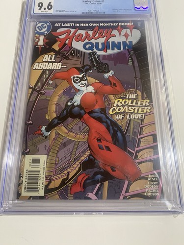 Harley Quinn #1 CGC 9.6 1st solo! White Pages - photo 3