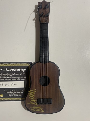 AEW Jeff Jarrett Mini Guitar Signed With Certificate - photo 2
