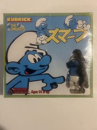 The Smurfs 100% Kubrick by Medicom Toy Rare 3 Piece Set