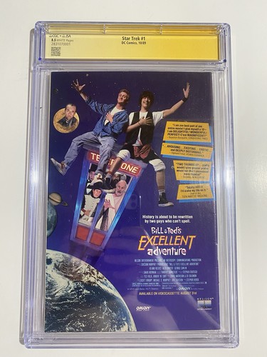 Star Trek #1 DC 1989 CGC SS 8.5 SIGNED William Shatner - photo 4
