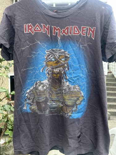 Vintage Iron Maiden Shirt 1985 World Slavery Tour Concert Tee