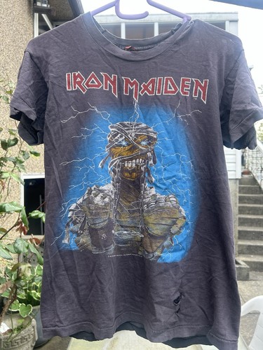 Vintage Iron Maiden Shirt 1985 World Slavery Tour Concert Tee - photo 2