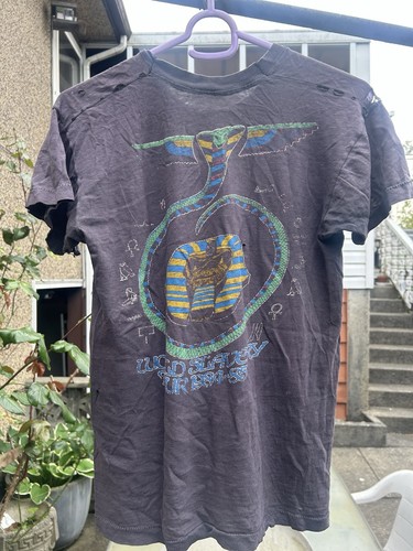 Vintage Iron Maiden Shirt 1985 World Slavery Tour Concert Tee - photo 3