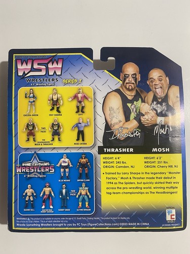 FC Toys Retro Wrestle-Something Signed The Headbangers 1/250 - photo 4