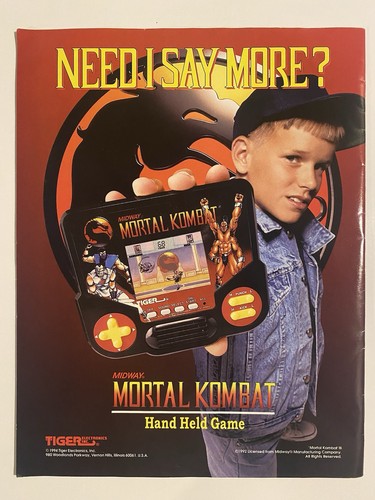 Mortal Kombat II Official Magazine Issue #1 Original Bag - photo 3