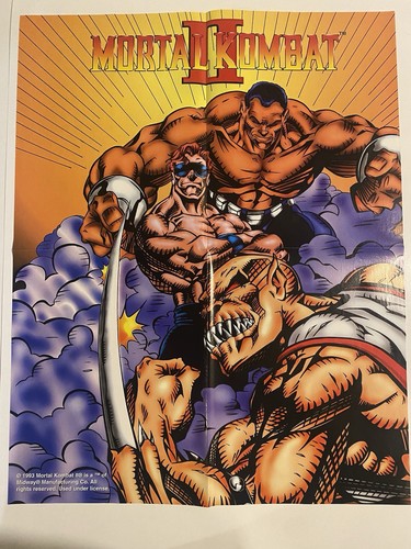 Mortal Kombat II Official Magazine Issue #1 Original Bag - photo 4