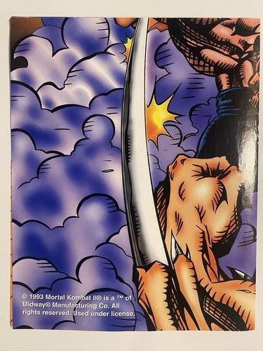 Mortal Kombat II Official Magazine Issue #1 Original Bag - photo 5