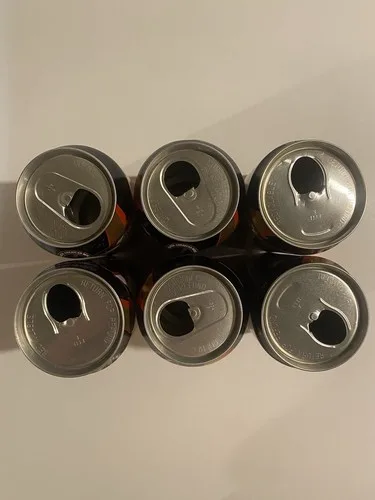 VINTAGE JOLT COLA SODA Original 6 Pack Red And Black Cans - photo 2