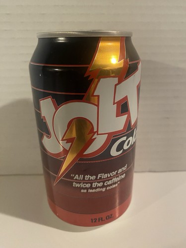 VINTAGE JOLT COLA SODA CAN ALUMINUM CAN IN ABSOLUTELY AMAZING SH