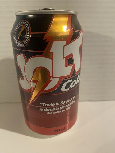 VINTAGE JOLT COLA SODA CAN ALUMINUM CAN IN ABSOLUTELY AMAZING SH - photo 3