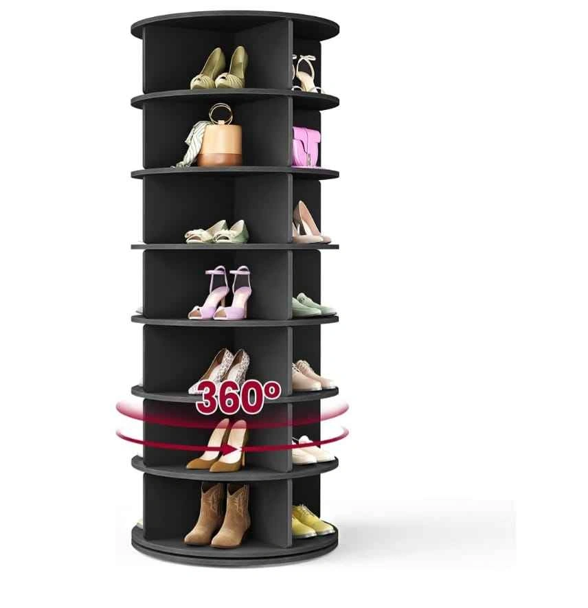 VASAGLE 360° Rotating Shoe Tower - photo 4