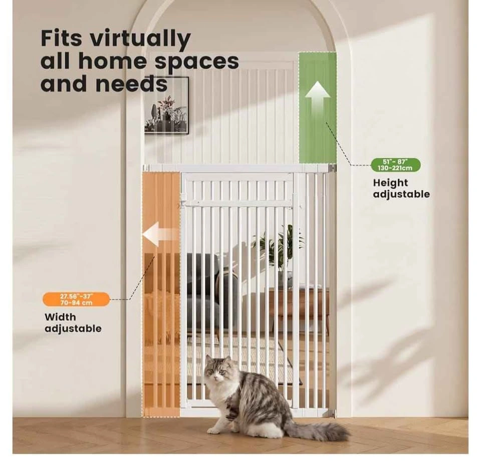 Extra Tall Adjustable Pet and Baby Safety Gate - photo 2