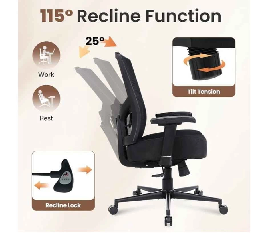 Big and Tall Ergonomic Heavy Duty Office Chair - photo 2