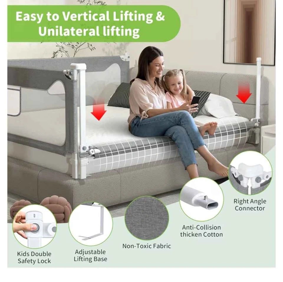 Baby Bed Rail Guard for Toddlers - photo 5
