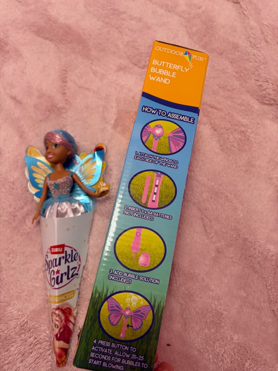Zuru Sparkle Girlz Fairy Princess Doll & Butterfly Bubble Wand - photo 2