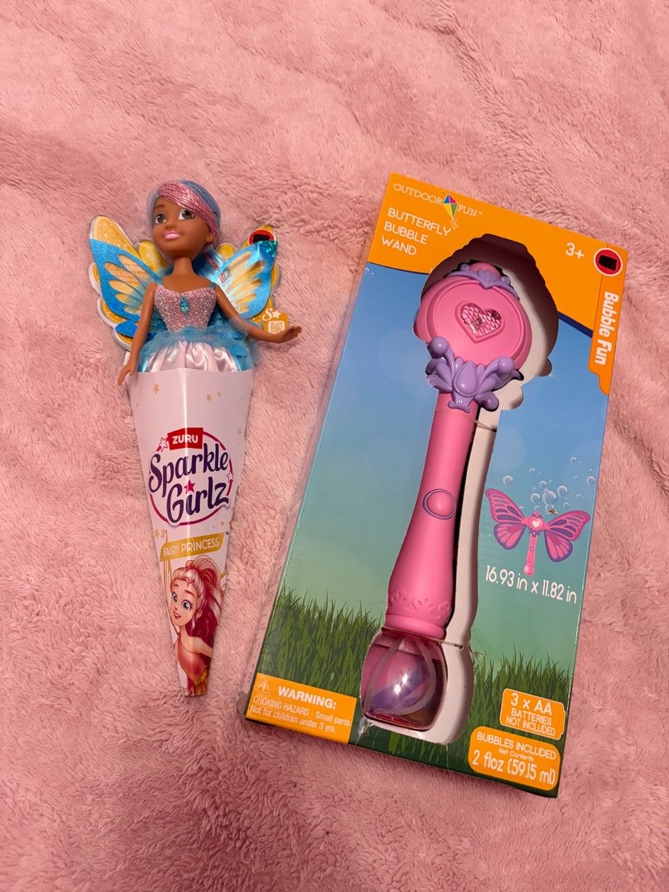 Zuru Sparkle Girlz Fairy Princess Doll & Butterfly Bubble Wand - photo 3