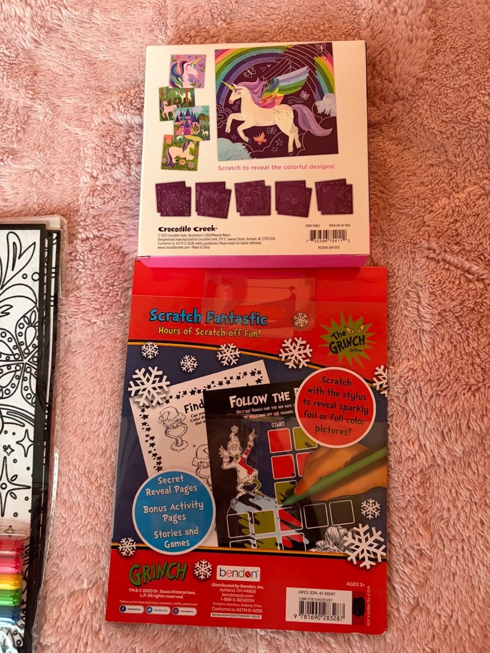 Kids Art Activity Bundle – Scratch Art & Coloring Sets - photo 3