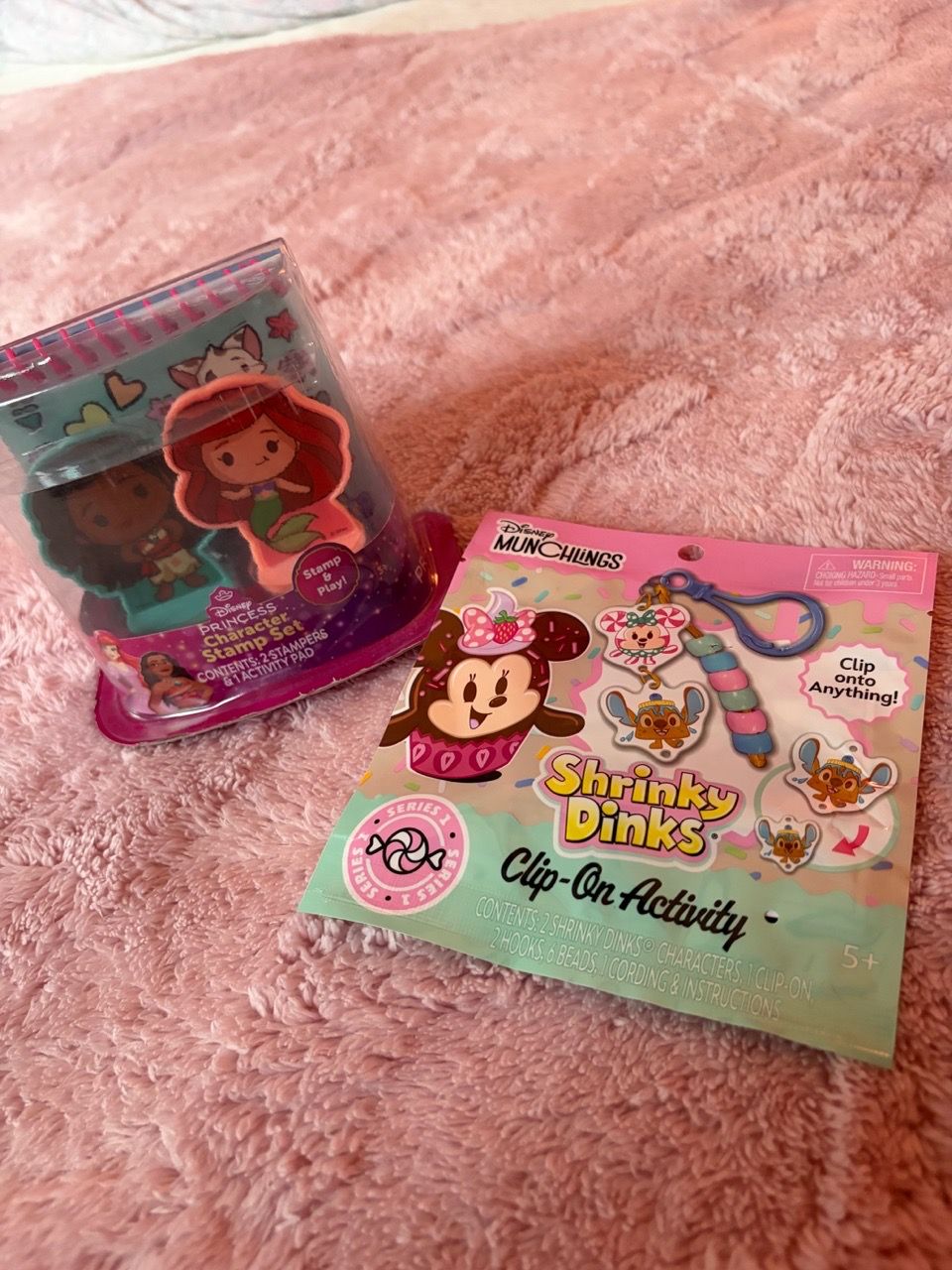 New Disney Princess Stamp Set & Munchlings Shrinky Dinks Bundle
