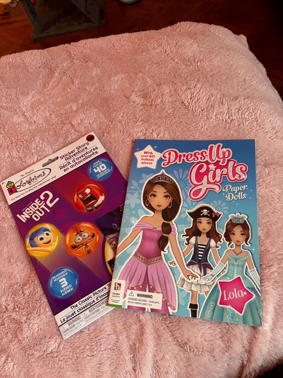 New Inside Out 2 Colorforms & Dress-Up Girls Paper Dolls
