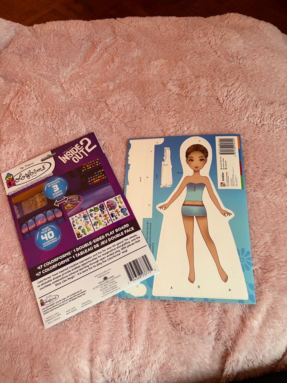 New Inside Out 2 Colorforms & Dress-Up Girls Paper Dolls - photo 3