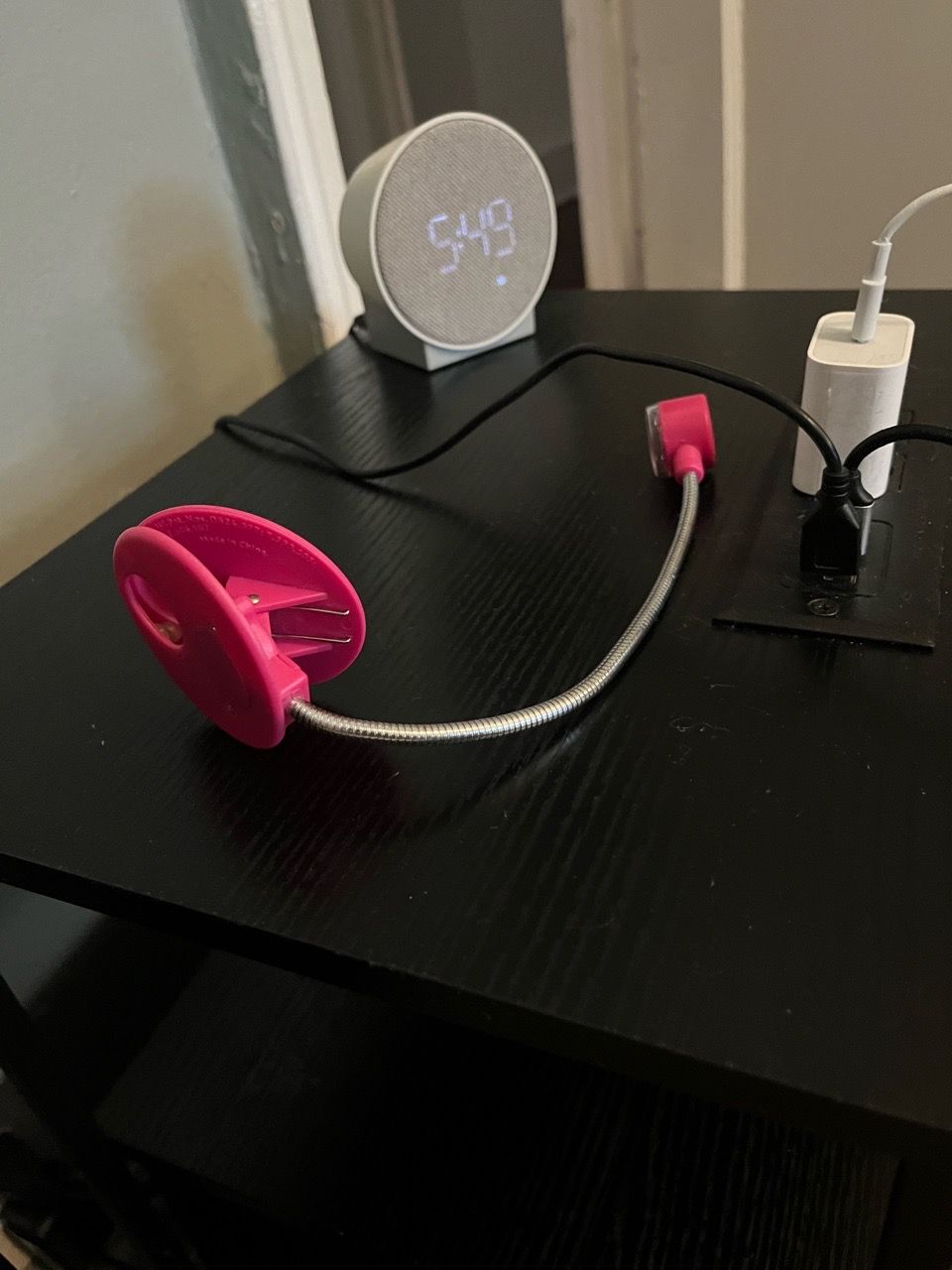 Pink Clip-On LED Reading Light with Decorative Accent - photo 4