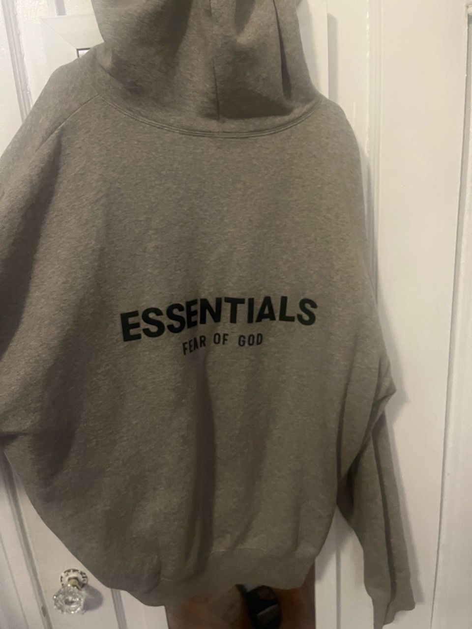 Dark Oatmeal Essentials hoodie