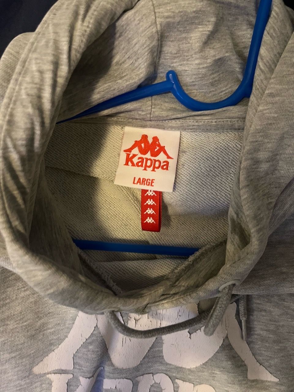 Large Grey Kappa Hoodie - photo 2
