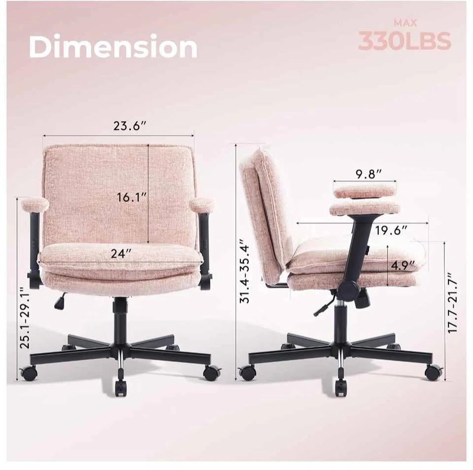Brand new Fabric Office Chair with Flip-Up Arms - photo 2