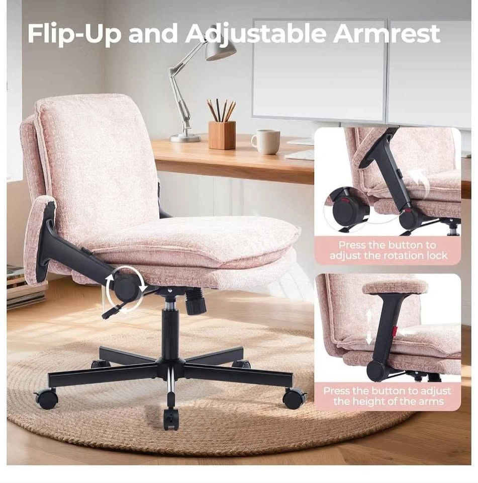 Brand new Fabric Office Chair with Flip-Up Arms - photo 3