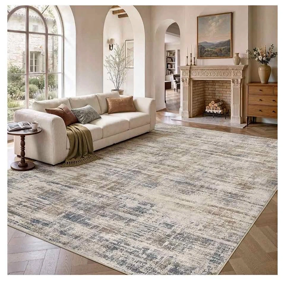 Brand new 10x14 Area Rug for Living Room Washable Abstract