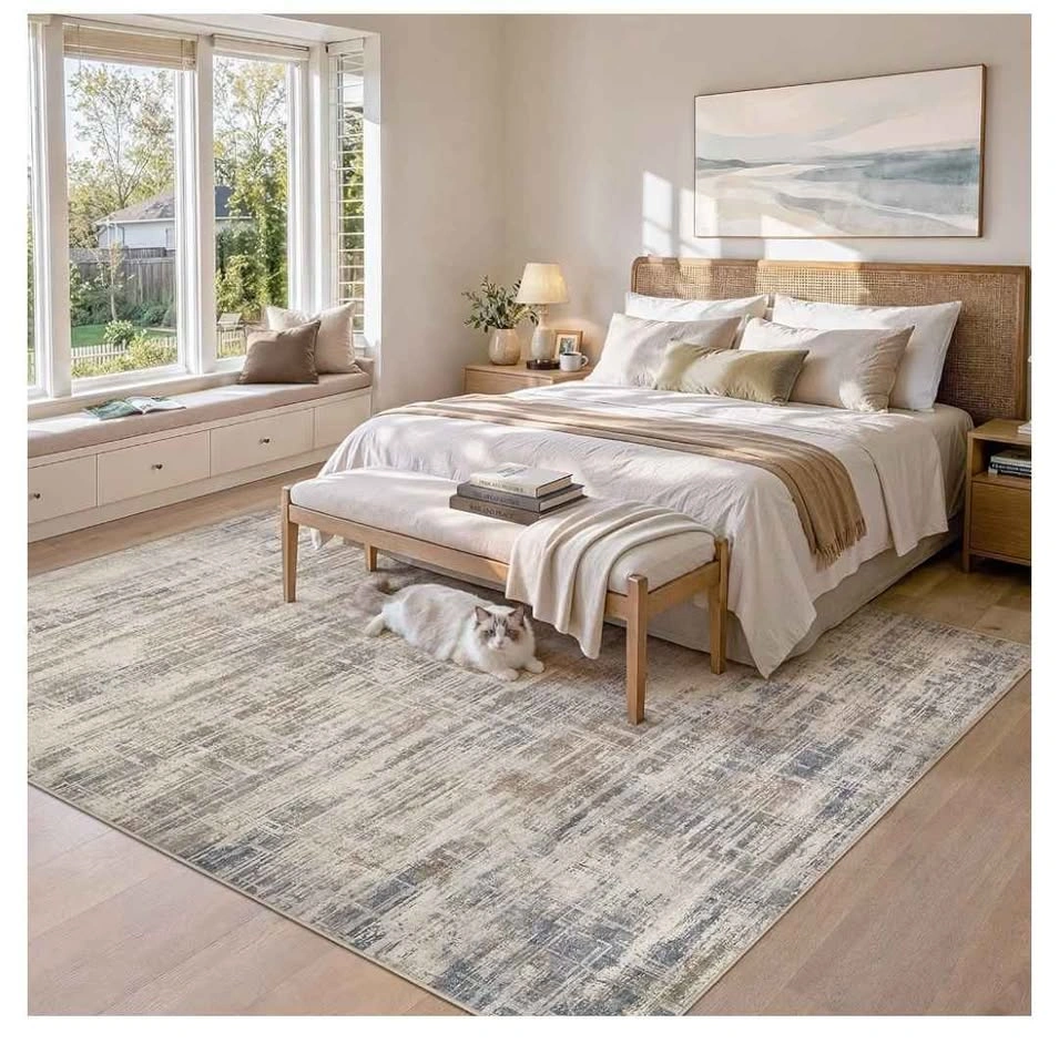 Brand new 10x14 Area Rug for Living Room Washable Abstract - photo 3