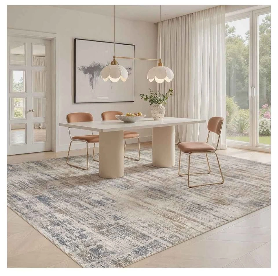 Brand new 10x14 Area Rug for Living Room Washable Abstract - photo 4
