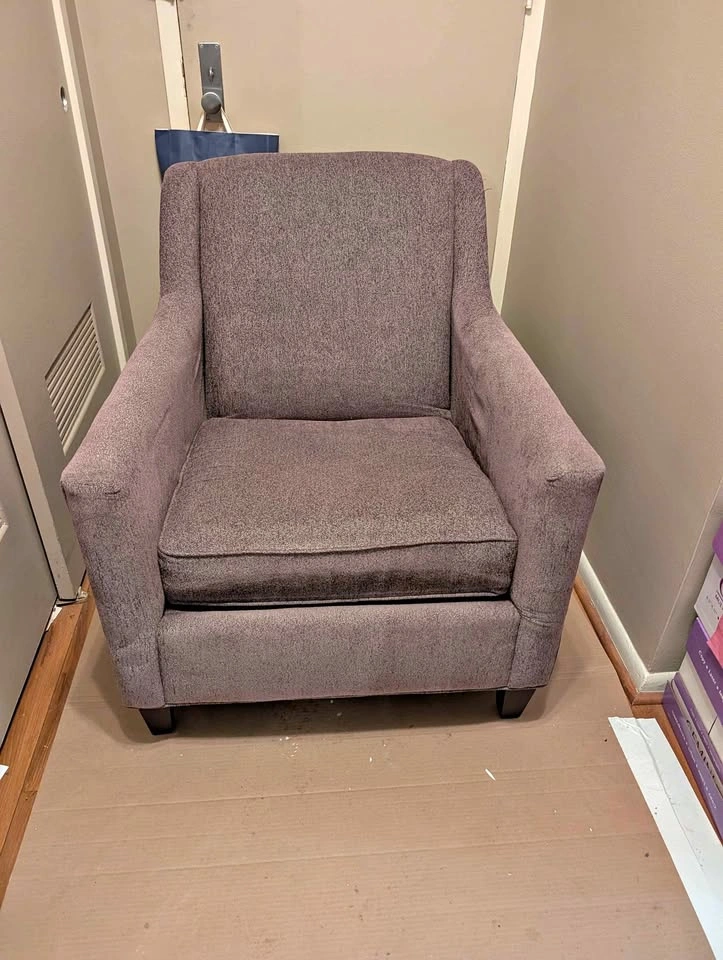 Upholstered chair $20